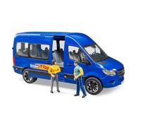 Bruder 02670 - MB Sprinter Transfer con Conductor y Pasajero, vehículo, autobús, transportador, Figura de Juguete