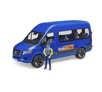 bruder 02681 - MB Sprinter Transfer con conductor, vehículos, transportador, autobús, coche, figura bworld