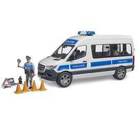 bruder 02683 - MB Sprinter vehículo policial de emergencia con módulo de luz y sonido, bworld policeman - 1:16, vehículo, coche de policía