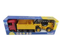 BRUDER - Camion Man TGA con excavadora FR 130 - escala 1:16 - 02752