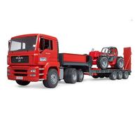 Bruder 02774 MAN TGA Camión Con Pala Telescópica Manitou MLT 633