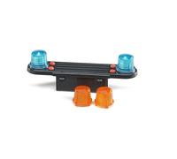 bruder 02801 - Accesorios Módulo de Luz y Sonido Camiones con 4 funciones, pilas - 1:16 Ruido de motor, sirena de policía, servicio de emergencia, camión, Sprinter, recogida de basuras, quitanieves