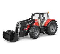 bruder 03047 - Massey Ferguson 7624 con cargador frontal - 1:16 Vehículos, Agric