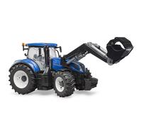 bruder 03121 - New Holland T7.315 con cargador frontal, granja, tractor, juguete