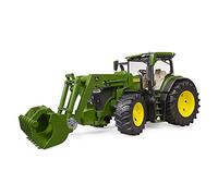 John Deere 7R 350 con cargador frontal, Automóvil de construcción verde