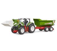 Bruder Tractor Roadmax con cargador frontal y volquete