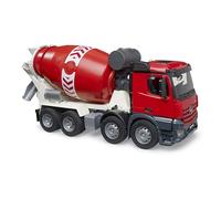 Bruder 03655 - Camión hormigonera MB Arocs | Tambor mezclador giratorio, camión, hormigonera, vehículo de obra, juguete a partir de 4 años, 1:16