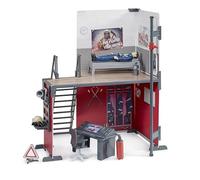 bruder 62702 - Parque de bomberos Bworld con bombero - Juguetes a partir de 4 años, Parque de bomberos, Accesorios parque de bomberos