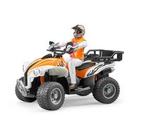 Bruder - 63000 Quad con Conductor, Figura de Juguete, Vehículo, Todoterreno