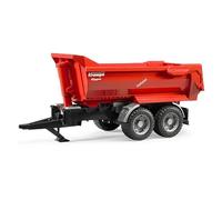Bruder Agriculture Krampe Remolque basculante en tándem Modelo de Juguete | Camión volquete para agricultura, granja, remolque para tractor, escala 1:16