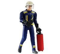 bruder Bombero con Casco, Guantes y accesorios/6010