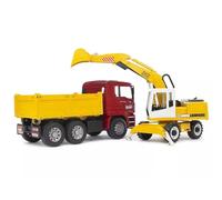 Bruder: Camión MAN TGA con excavadora de palas - 35 cm