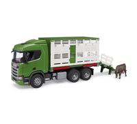 bruder 03548 - Camión Ganadero Scania Super 560R con 1 Ganado - 1:16 Vehículos, Camión, Remolque ganadero, Juguetes a partir de 4 años