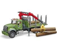 Bruder Forest Mack Granite Transporte 3 Troncos