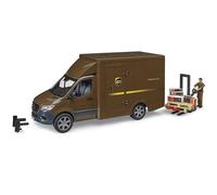 Bruder Mercedes Benz Sprinter UPS Con Conductor Transpaleta Manual Y Accesorios