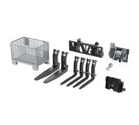 Bruder Pallet, Cable Winch and Forks Accessory Set