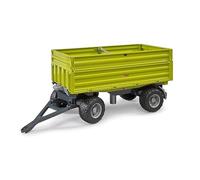 Bruder, Volquete Fliegl de 3 lados con compuerta trasera deslizante, remolque volquete, remolque de transporte, tractor