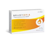 BRUDY LAB - Brudy Opia - Ácidos Grasos Omega 3, DHA, Vitamina A y Luteína - 30 Cápsulas - Optimiza el Funcionalismo Visual del Paciente Miope