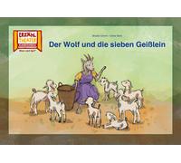 Brüder Grimm Ul Der Wolf und die sieben Geißlein: Kamishibai Bildk (Tapa blanda)