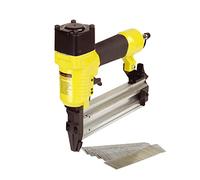 Brüder Mannesmann Clavadora neumática 4-8 bar, cargador 100 | M15350 | Consumo de aire 0,6 l por disparo, 2 kg, para clavos de cabeza plana de 30 mm, con 500 clavos, para muebles e interiores
