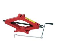 Brüder Mannesmann gato de tijera 1500 kg, con manivela | M 009-T1000 | Acero aleado, elevación de 100 a 365 mm, funcionamiento mecánico sin electricidad, compacto para el maletero del turismo