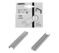 Brüder Mannesmann M 486-06 (6) Grapas 1000 pzas. 6 mm, Blanco