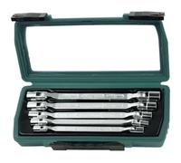 Brüder Mannesmann Werkzeuge 19821 - Juego de llaves de vaso combinadas (paquete de 5)