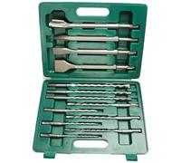 Brüder Mannesmann Set brocas de taladro y cincel SDS-Plus 12588 13 uds