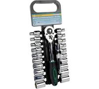 Brüder Mannesmann Werkzeuge M29106 Steckschlüsselsatz 1/2" TLG Socket Spanner Set, 1/2 inch, 22 Pieces