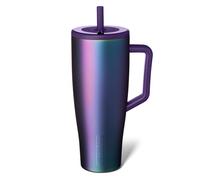 BrüMate Era - Vaso de 1.2 L con pajita y tapa | Botella de agua de metal de 40 oz con asa | 100% a prueba de fugas | Taza aislada | Taza de viaje de acero inoxidable para el gimnasio | Mantiene las
