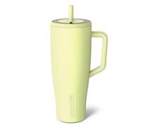 BrüMate Era - Vaso de 1.2 L con popote y tapa, botella de agua de metal de 40 onzas con asa, 100 % a prueba de fugas, taza aislada, taza de acero inoxidable para viajes, gimnasio, mantiene las bebidas