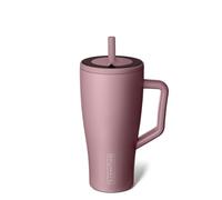 BrüMate Era - Vaso de 887 ml con asa y pajita - Botella de agua isotérmica 100% impermeable con tapa y pajita suave de jarabe suave - Acero inoxidable - Compatible con