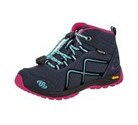 Brütting Botas de senderismo unisex para niños Guide, Azul marino, rosa y turquesa., 29 EU