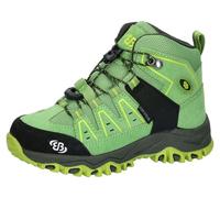 Brütting Botas de trekking unisex para niños Mount Pinos High Kids, Verde Negro Limón, 41 EU