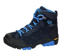 Brütting Botas de Trekking y Senderismo Unisex para niños Mount Bona High Kids, Azul Marino, 35 EU