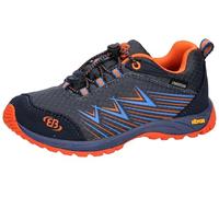 Brütting Chesna Low, Zapatillas para Correr de Diferentes Deportes, Antracita, Azul, Naranja, 28 EU