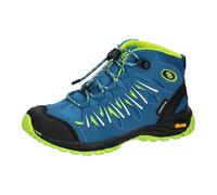 Brütting Expedition Kids High Cross - Zapatillas de Correr para niños, Color petróleo/limón, Talla 34 EU