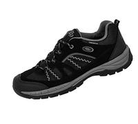 Brütting Fresno - Zapatos de Senderismo para Hombre, Negro y Gris, 37 EU
