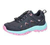 Brütting Galveston, Zapatillas de Trekking Unisex niños, Azul Marino Rosa Turquesa, 28 EU