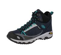 Brütting Jungen Mount Pinos High Kids Botas de Trekking Unisex para niños, Color petróleo/Naranja, Talla 27 EU