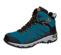 Brütting Kansas High Trail Running Zapatillas Unisex, Azul petróleo, negro y naranja., 47 EU