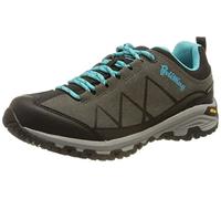 Brütting Kansas, Zapatillas para Correr de Diferentes Deportes Mujer, Gris, Negro y Turquesa, 36 EU