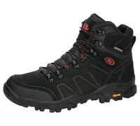 Brütting Monte Princeton, Botas de Trekking Hombre, Negro Rojo, 45 EU