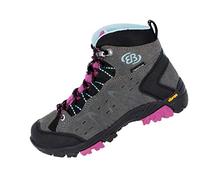 Brütting Mount Bona High Kids, Zapatos de High Rise Senderismo Unisex Niños, Gris/Lila/Azul, 40 EU