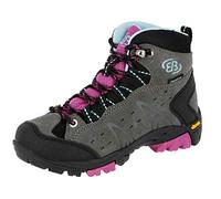 Brütting Mount Bona High Kids, Zapatos de High Rise Senderismo Unisex Niños, Gris/Lila/Azul, 41 EU
