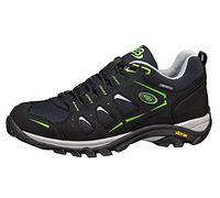 Brütting Mount Frakes Low, Zapatilla para correr cruzada Unisex adulto, Negro/Gris/Limón, 43 EU