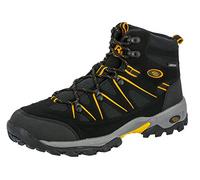 Brütting Mount Hunter High, Zapatos de High Rise Senderismo Hombre, Negro (Negro/Amarillo), 42 EU