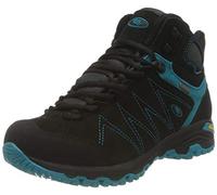 Brütting Mount Kapela High, Zapatilla para correr cruzada Mujer, Negro/Turquesa, 38 EU