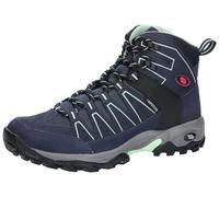 Brütting Mount Pinos High, Botas de Trekking Unisex Adulto, Azul Marino Turquesa Rosa, 38 EU