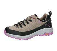 Brütting Mount Sellery Low - Zapatillas de Trekking Unisex, Color Beige/Negro/Morado, Talla 37 EU, Beige Negro Púrpura, 37 EU